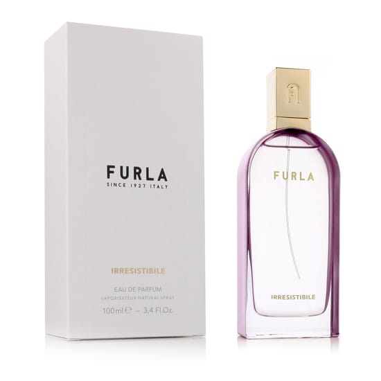 Close-up of Furla Irresistibile EDP perfume bottle