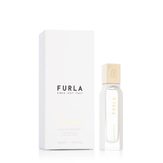 Close-up of Furla Incantevole EDP bottle