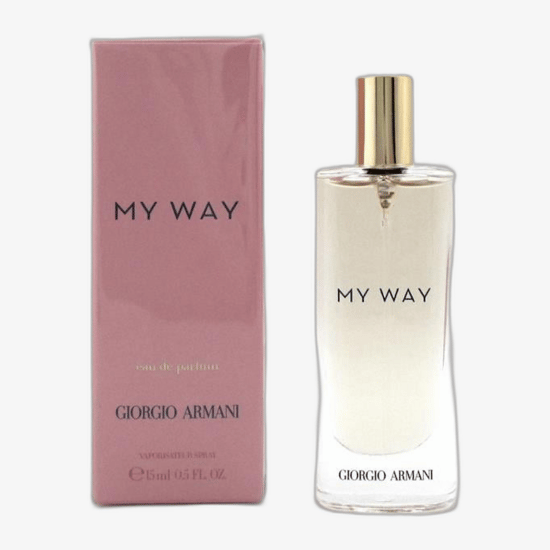 Giorgio Armani My Way lõhnakomplekti elegantne ja harmooniline pakend Baltikumis