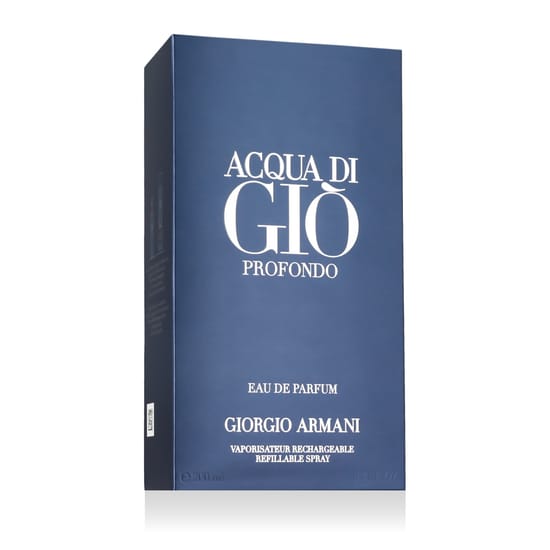 Giorgio Armani Acqua di Giò Profondo (2024) EDP minimalistliku disainiga pudel