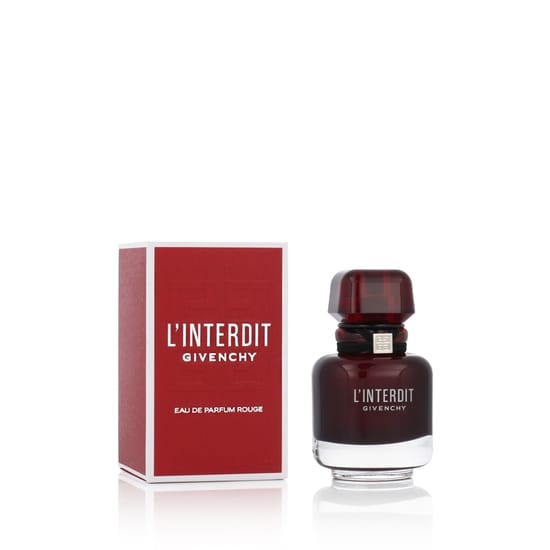 Originaalpakend Givenchy L'Interdit Rouge EDP Givenchy L'Interdit Rouge EDP pudel lähedalt