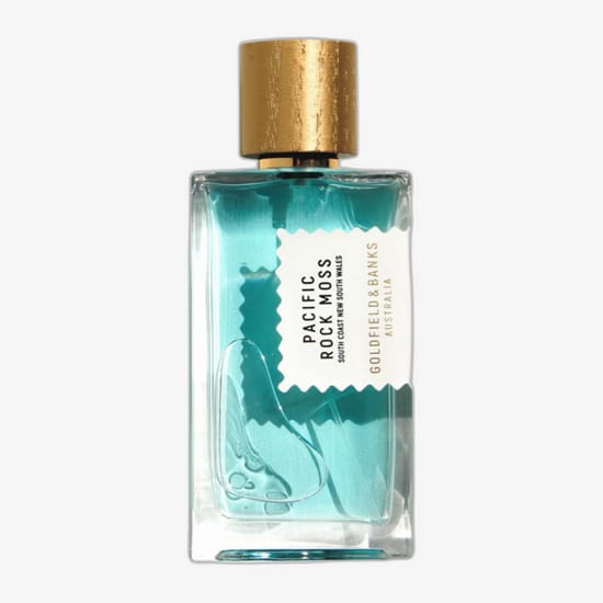 Goldfield & Banks Pacific Rock Moss perfume in original packaging Bottle of Goldfield & Banks Pacific Rock Moss fragrance