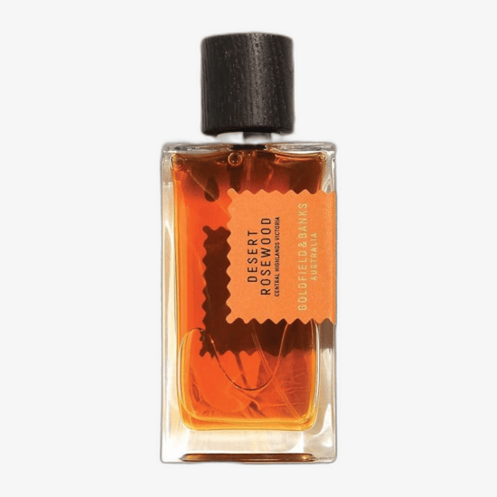 Goldfield & Banks Desert Rosewood EDP originaalpakend Goldfield & Banks Desert Rosewood EDP pudel lähedalt