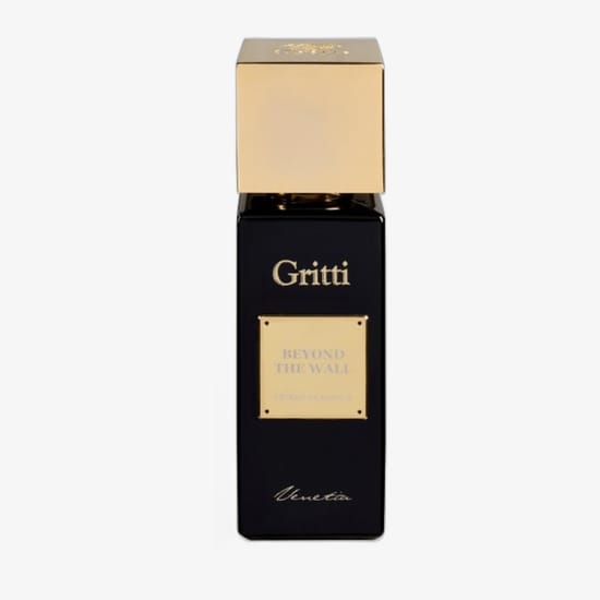 Original packaging of Gritti Beyond The Wall EP Close-up of Gritti Beyond The Wall EP perfume bottle