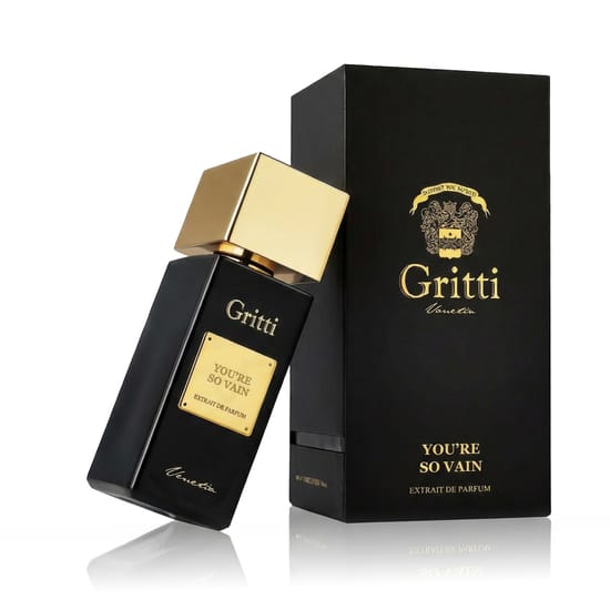 Gritti You're So Vain EP parfüümi pudel lähivaates