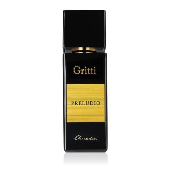 Оригинальная упаковка парфюма Gritti Preludio Parfum Бутылка парфюма Gritti Preludio Parfum крупным планом