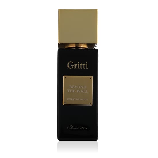 Original packaging of Gritti Beyond The Wall EP Close-up of Gritti Beyond The Wall EP perfume bottle