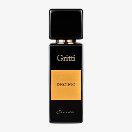 Original packaging of gritti decimo edp fragrance Elegant bottle of gritti decimo edp