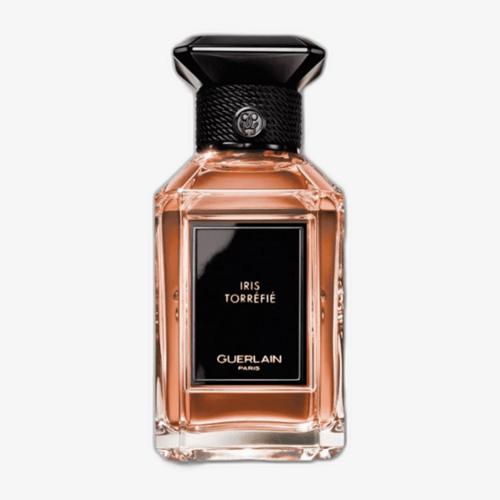 Sophisticated bottle of Guerlain Iris Torrefie EDP