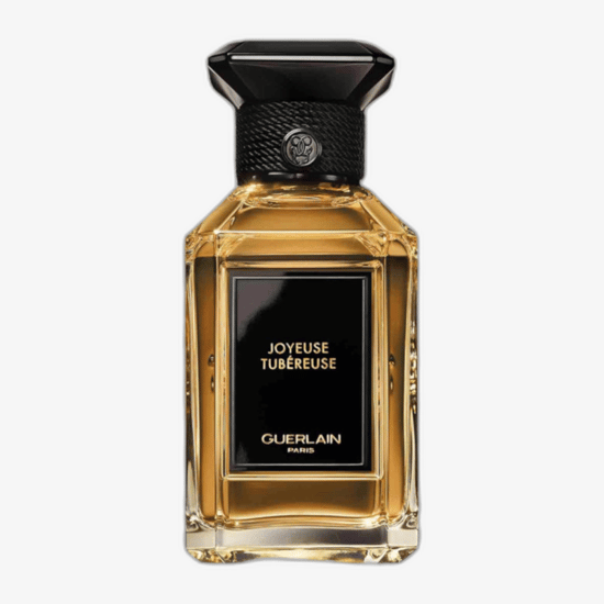 Guerlain Joyeuse Tubereuse EDP Packaging Details Elegant bottle of Guerlain Joyeuse Tubereuse EDP