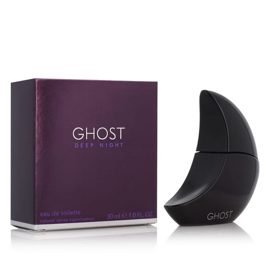 Bottle of Ghost Deep Night EDT with a mysterious design