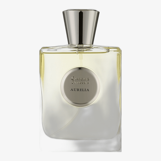 Close-up of Giardino Benessere Aurelia EDP bottle