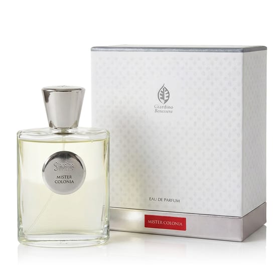 Bottle of Giardino Benessere Mister Colonia EDP up close