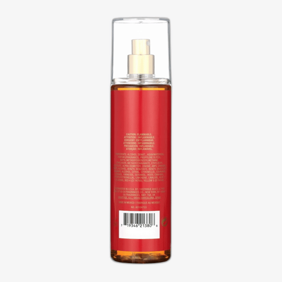 Бутылка Giorgio Beverly Hills Red Bodyspray крупным планом