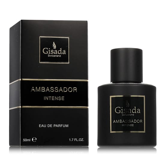 Gisada Ambassador Intense EDP elegantne ja moodne pudel