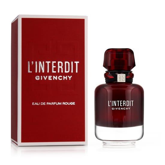 Originaalpakend Givenchy L'Interdit Rouge EDP Givenchy L'Interdit Rouge EDP pudel lähedalt