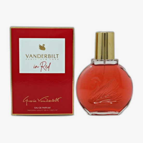 Элегантный флакон аромата Gloria Vanderbilt Vanderbilt In Red EDP