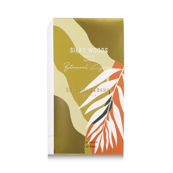 Bottle of Goldfield & Banks Silky Woods EDP up close