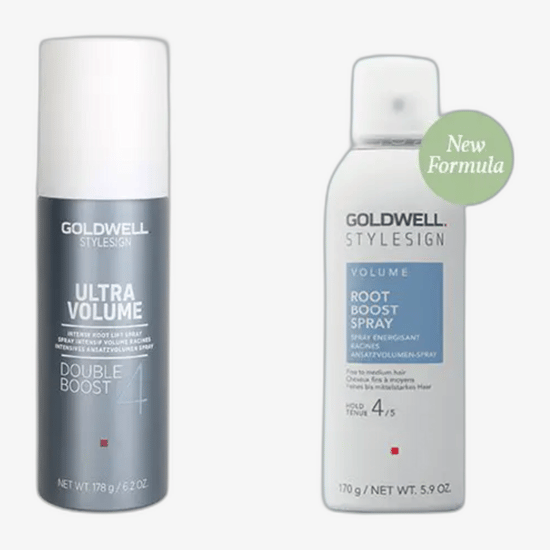 флакон Goldwell StyleSign Volume Root Boost Spray крупным планом