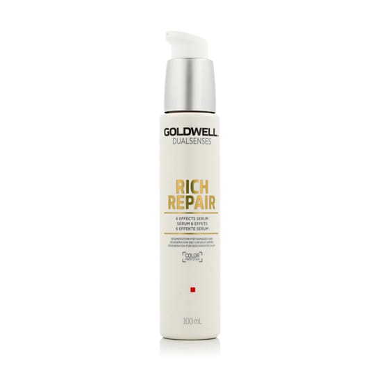 Bottle of Goldwell Dualsenses Rich Repair 6 Effects Serum