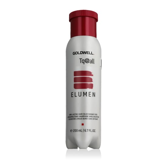 Bottle of goldwell elumen long lasting hair color tq@all