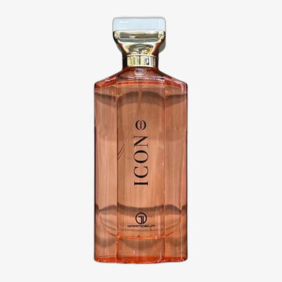 Bottle of Grandeur Icon EDP showcasing its luxurious design