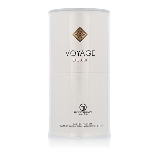 Elegant bottle of Grandeur Voyage Exclusif Eau De Parfum