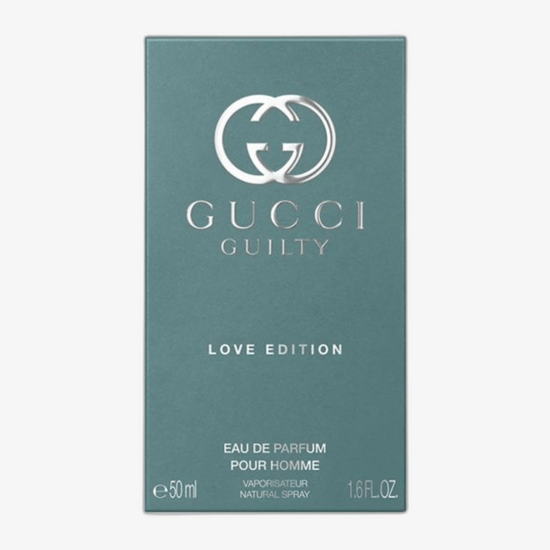 Elegant bottle of Gucci Guilty Love Edition Pour Homme Eau De Parfum 50 ml