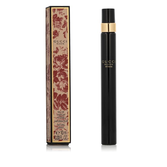 Elegant bottle of gucci bloom intense edp miniature