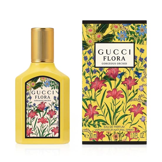 Gucci Flora Gorgeous Orchid EDP pudel lähedalt