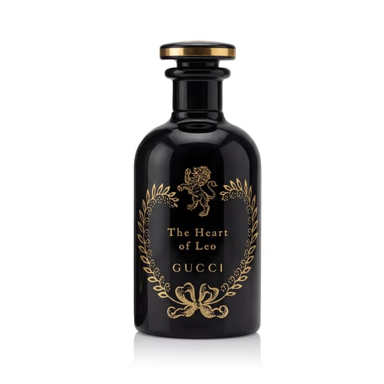 Elegant bottle of Gucci The Heart of Leo EDP