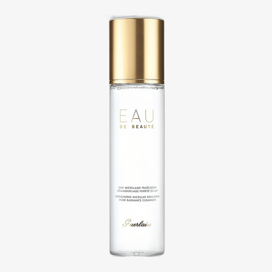 Guerlain eau de beauté pure radiance cleanser micellar lotion bottle