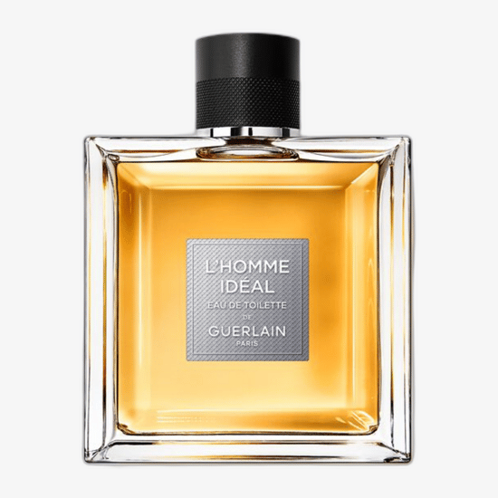Guerlain l'homme ideal lõhna pudel pakendis