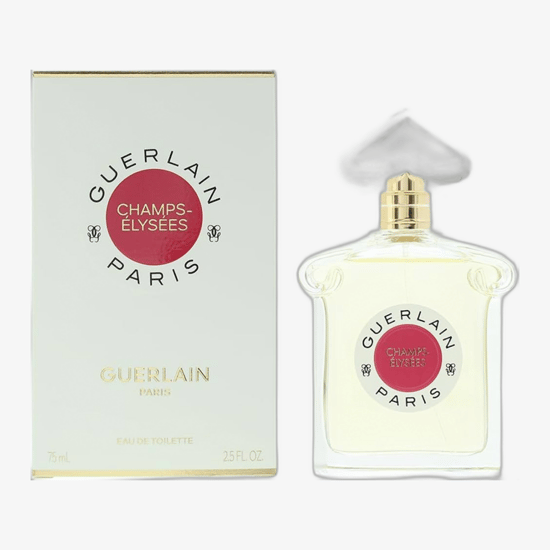 Bottle of Guerlain Les Légendaires Champs-Elysées EDT up close