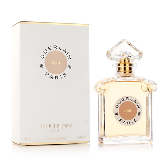 Close-up of the Guerlain Idylle EDP bottle