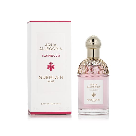Elegant bottle of guerlain aqua allegoria florabloom forte edt