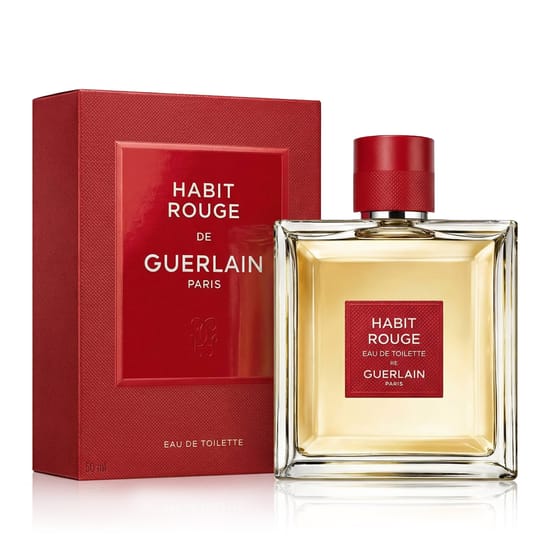 Originaalpakend Guerlain Habit Rouge EDT Elegantne pudel Guerlain Habit Rouge EDT