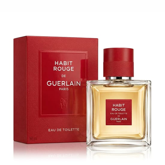 Originaalpakend Guerlain Habit Rouge EDT Elegantne pudel Guerlain Habit Rouge EDT