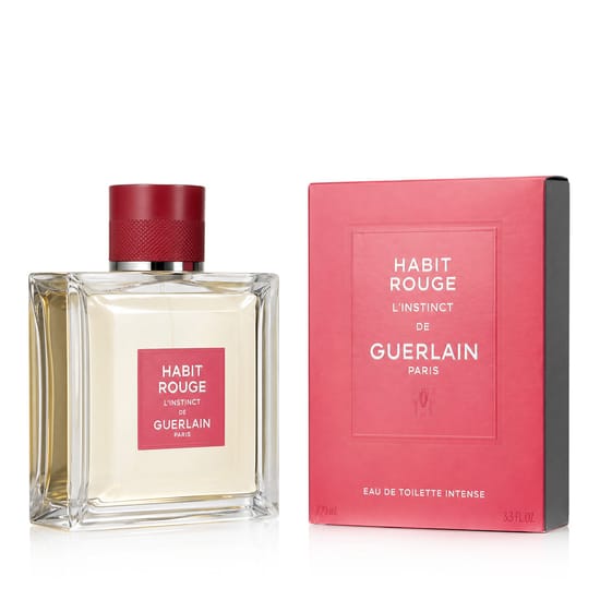 Guerlain Habit Rouge L'Instinct EDT Intense Packaging Elegant bottle of Guerlain Habit Rouge L'Instinct EDT Intense