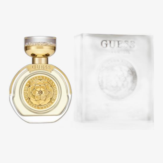 Guess Bella Vita Rosa EDT parfüümi pudel lähedalt