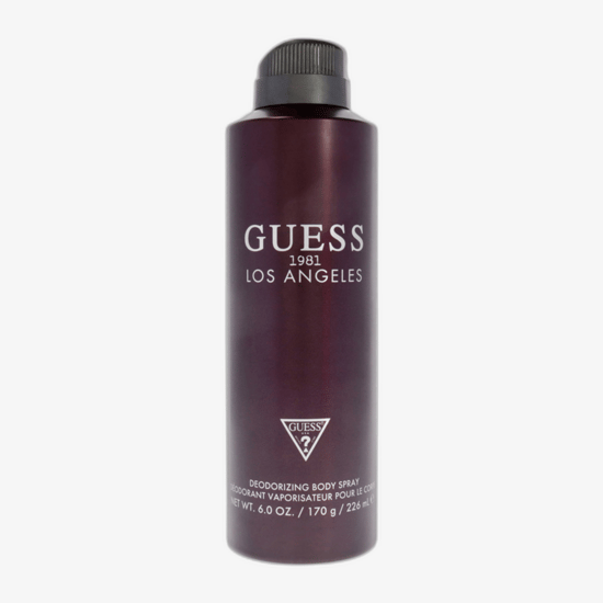 Guess 1981 Los Angeles Deodorant Spray Bottle – Minimalist Packaging