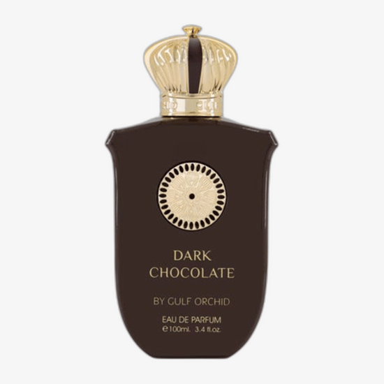 Elegant bottle of Gulf Orchid Dark Chocolate EDP