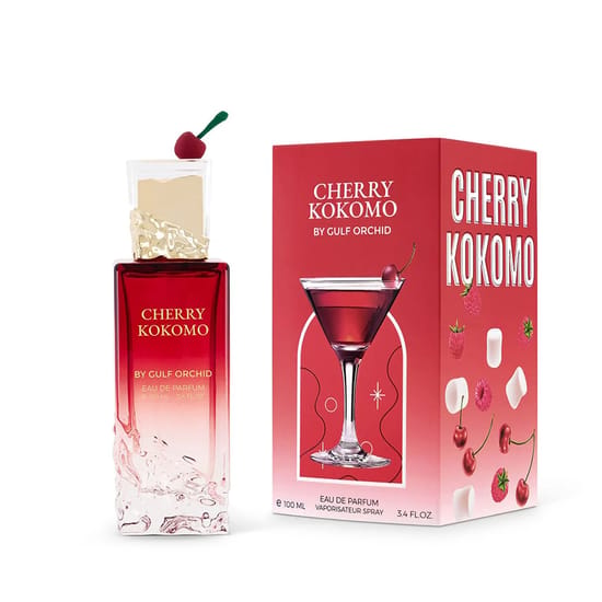 Originaalpakend Gulf Orchid Cherry Kokomo EDP Gulf Orchid Cherry Kokomo EDP pudel lähedalt