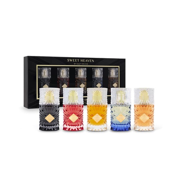 Gulf Orchid Sweet Heaven Travel Set 5 x 20 ml in Elegant Packaging