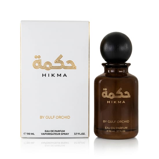 Elegantne pudel Gulf Orchid Hikma EDP lähedalt