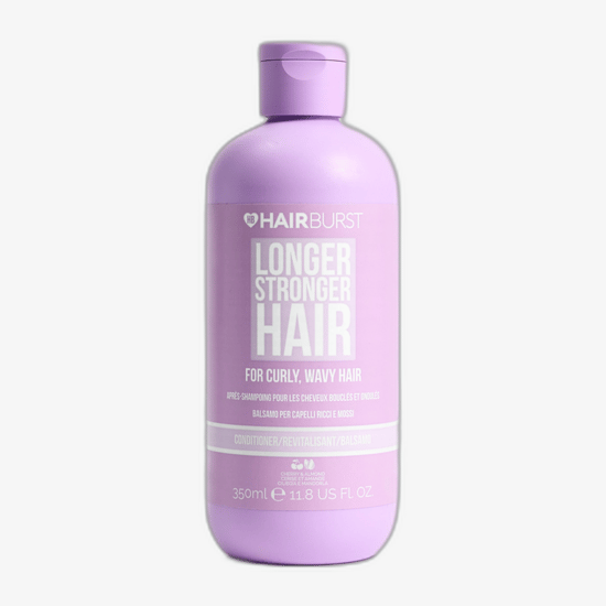 Hairburst Longer Stronger Hair konditsioneeri pakend lokkis ning lainelistele juustele Hairburst Longer Stronger Hair konditsioneeri pudel lokkis ja lainelistele juustele