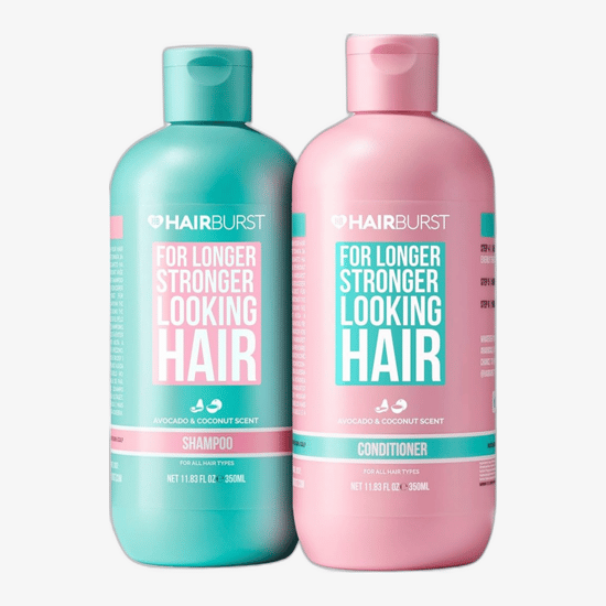 Флакон шампуня HAIRBURST Longer Stronger Hair для сухих и повреждённых волос, уход и восстановление, блестящие сильные волосы