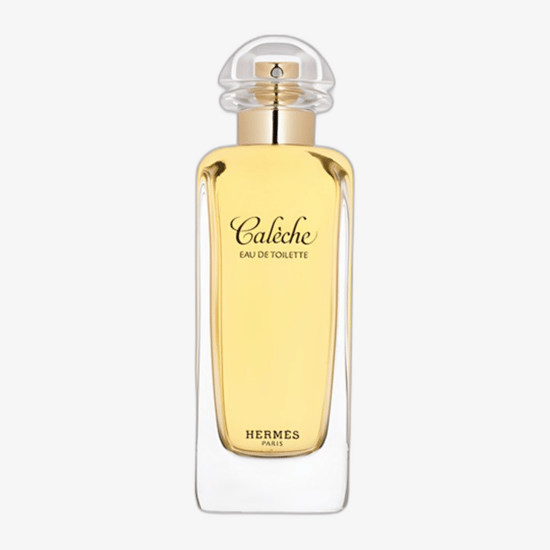 Бутылка Hermès Caleche EDT крупным планом