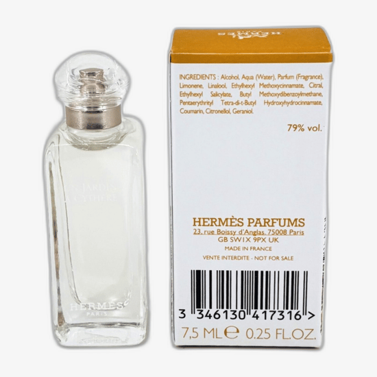 Парфюмерный набор Hermès un Jardin à Cythère с миниатюрами Набор ароматов Hermès un Jardin à Cythère — флакон и миниатюры
