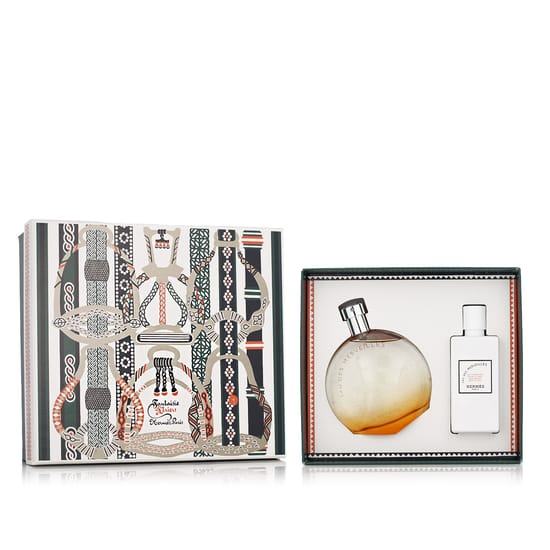 Бутылка hermès eau des merveilles с уникальным дизайном